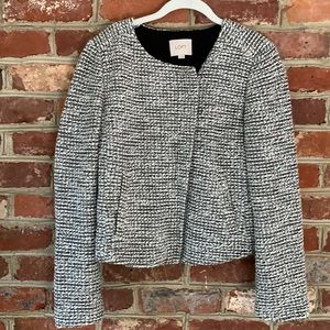 Ann Taylor Loft Tweed cropped Jacket